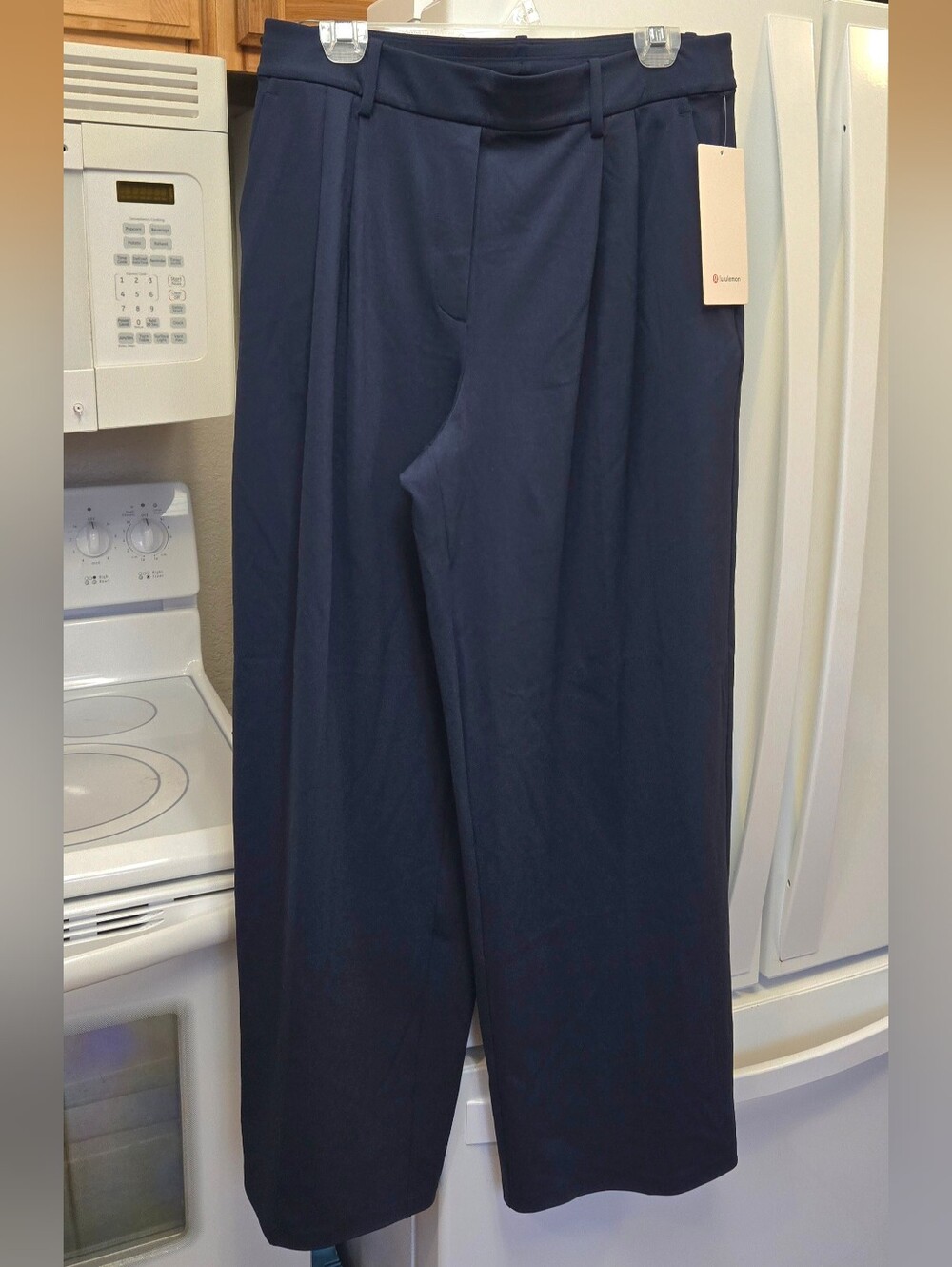 Lululemon Daydrift High-Rise Trouser Regular True Navy Size L NWT Luxtreme Wide